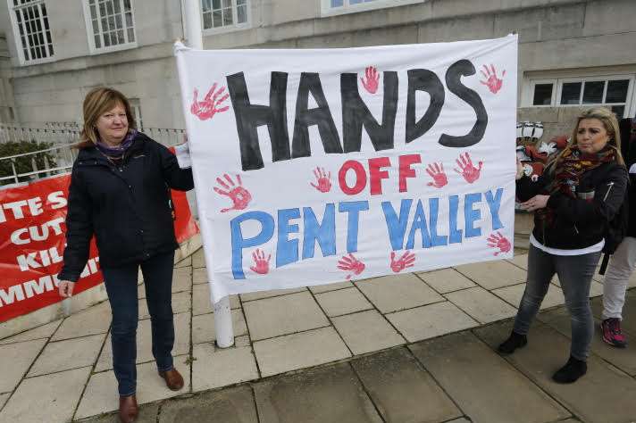 Parents from Pent Valley have a clear message: Hands Off!