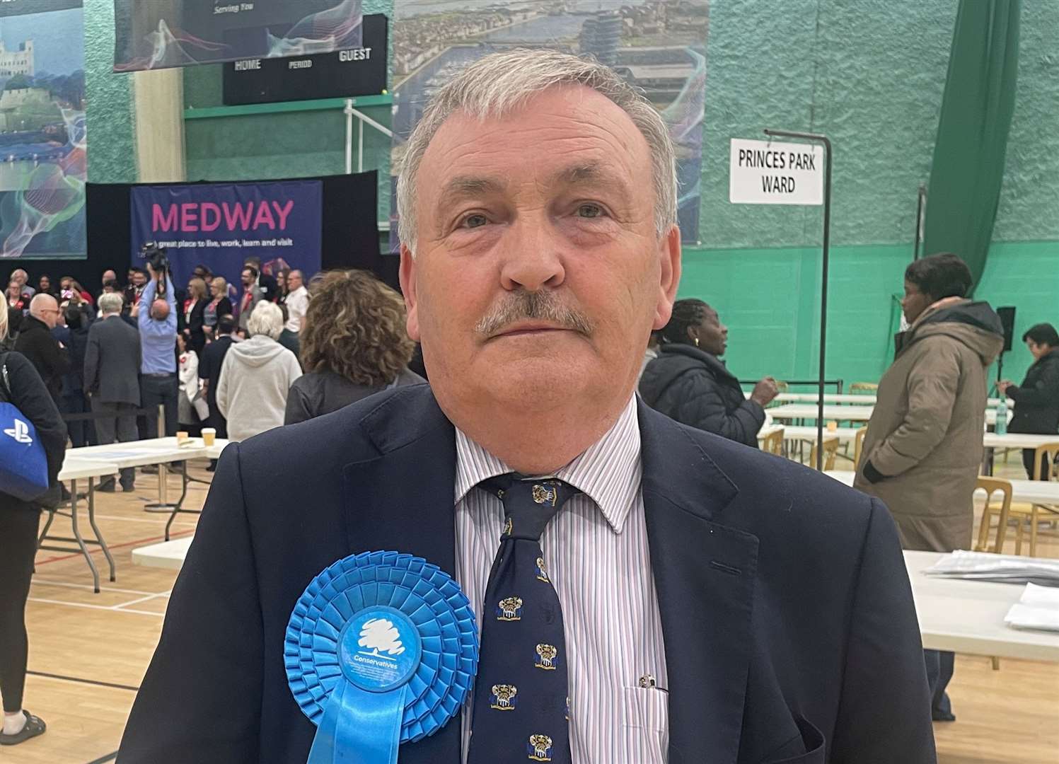 Exiting Conservative leader Alan Jarrett was disappointed after Labour took control of Medway Council