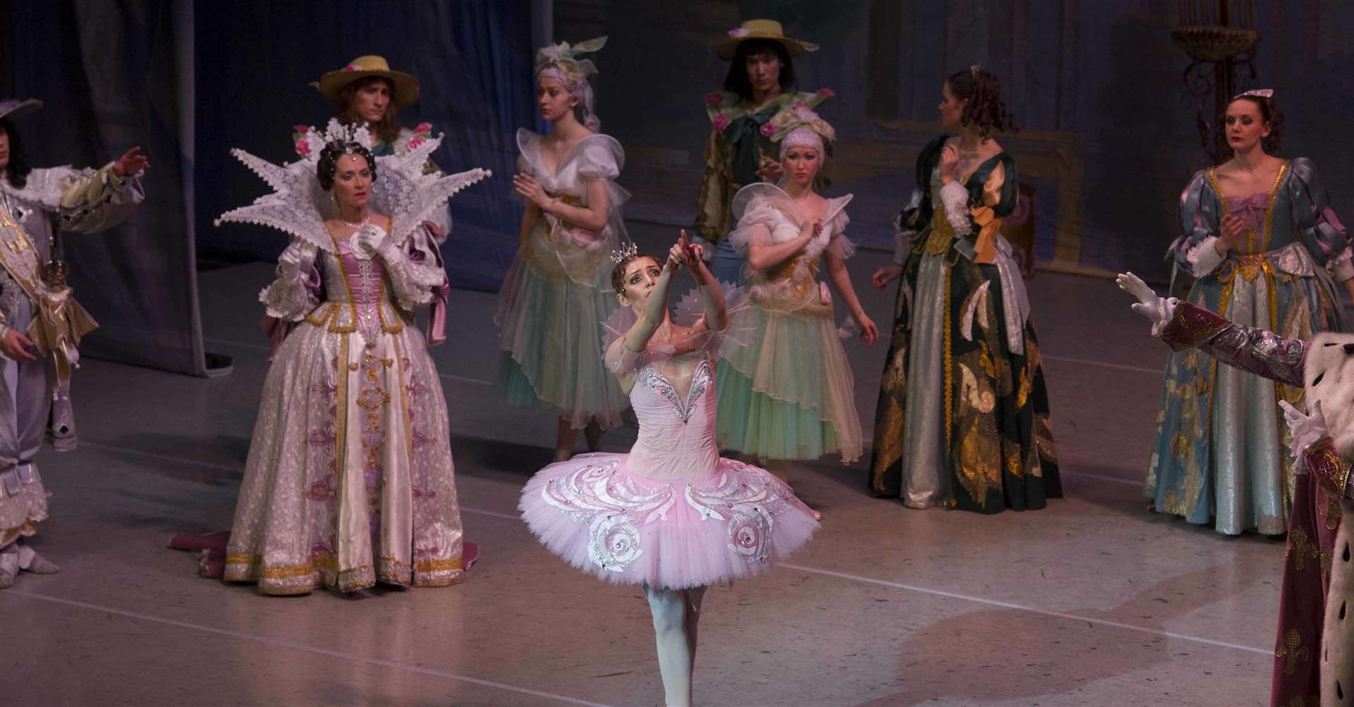 Stunning choreography, sumptuous costumes and wonderful sets form the fantasy world of Sleeping Beauty.
