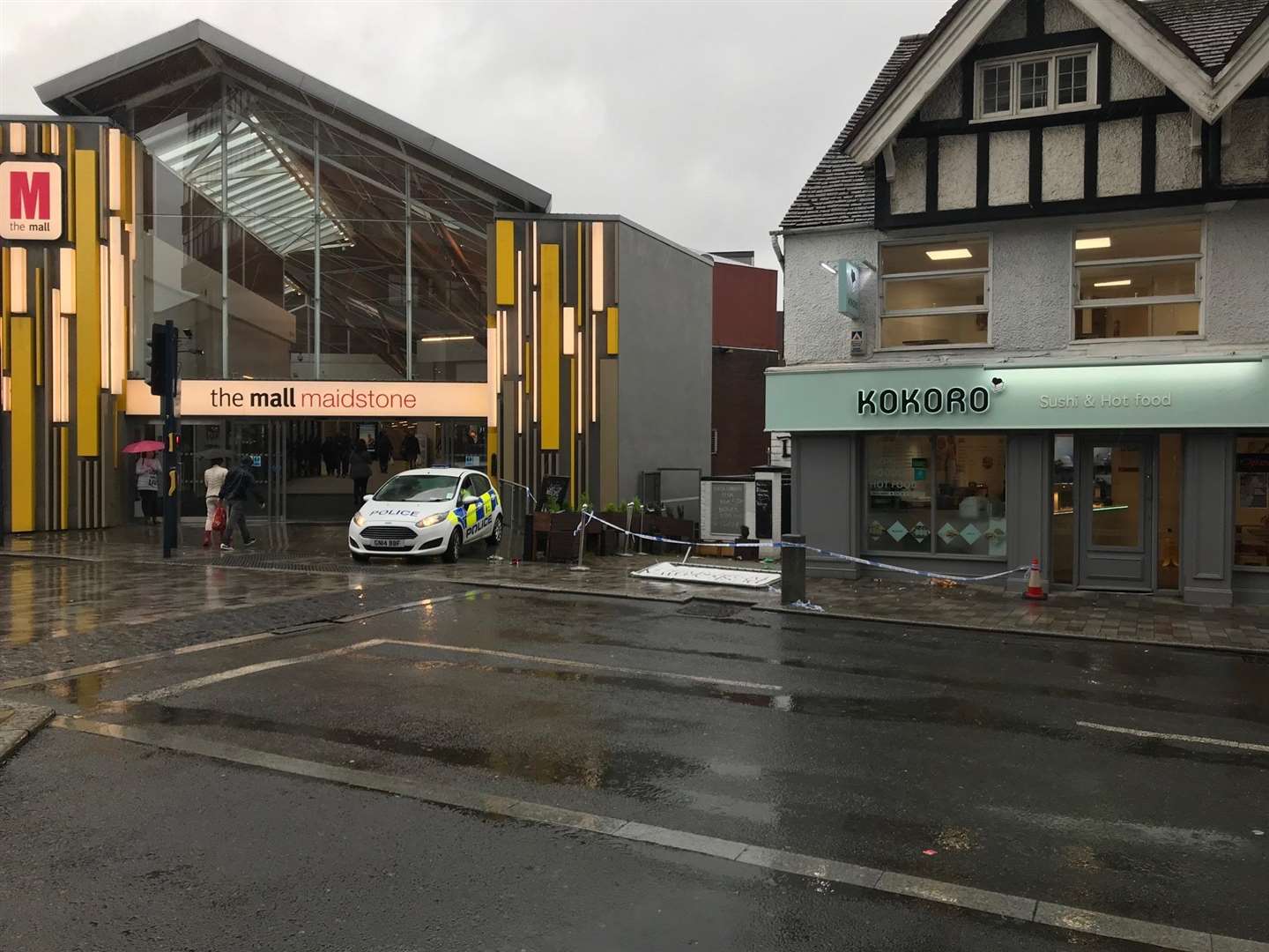 Police have cordoned off the entrance to Dusk 2 Dawn in Maidstone