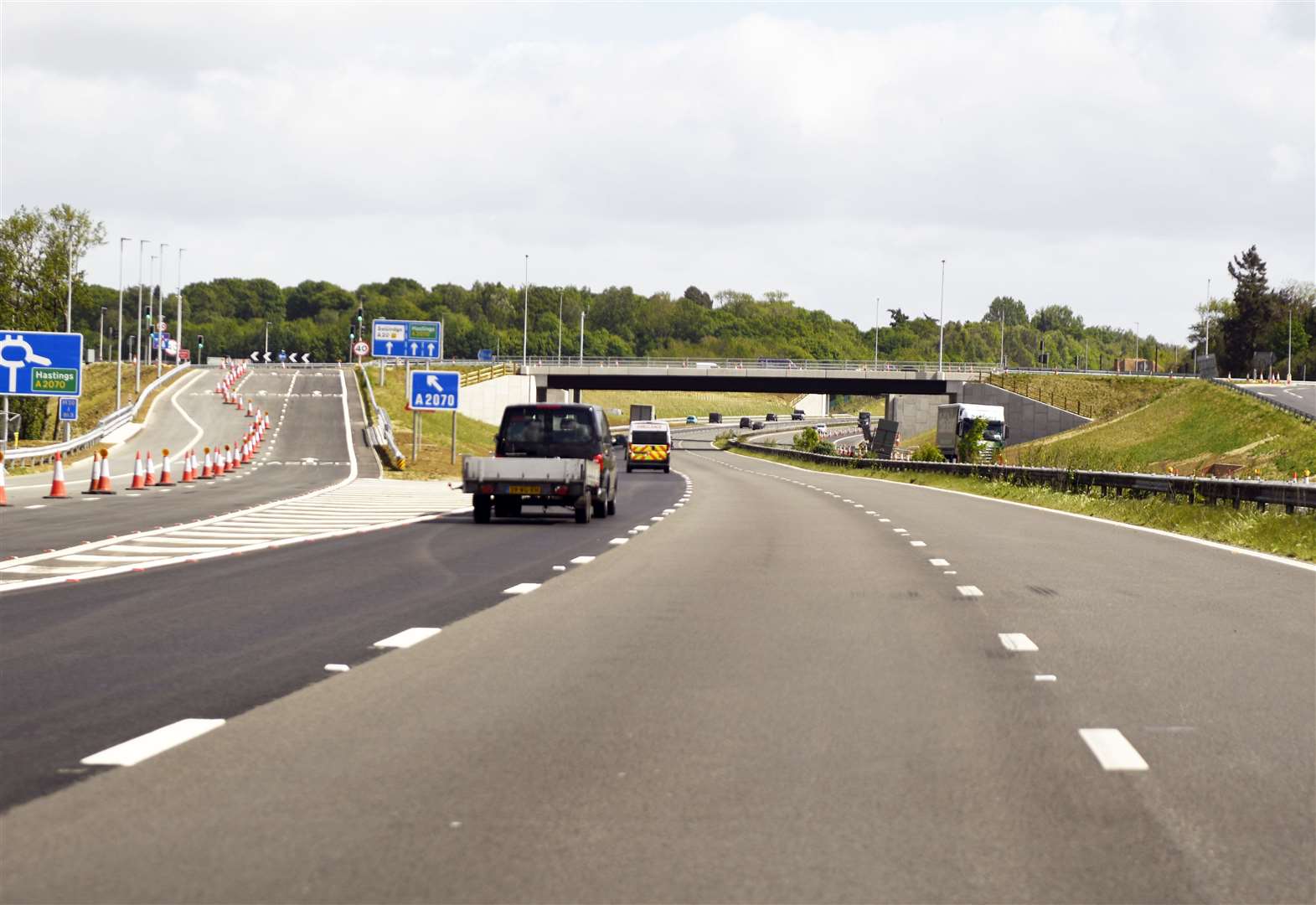 Parts of the M20 will be shut this month. Picture: Barry Goodwin