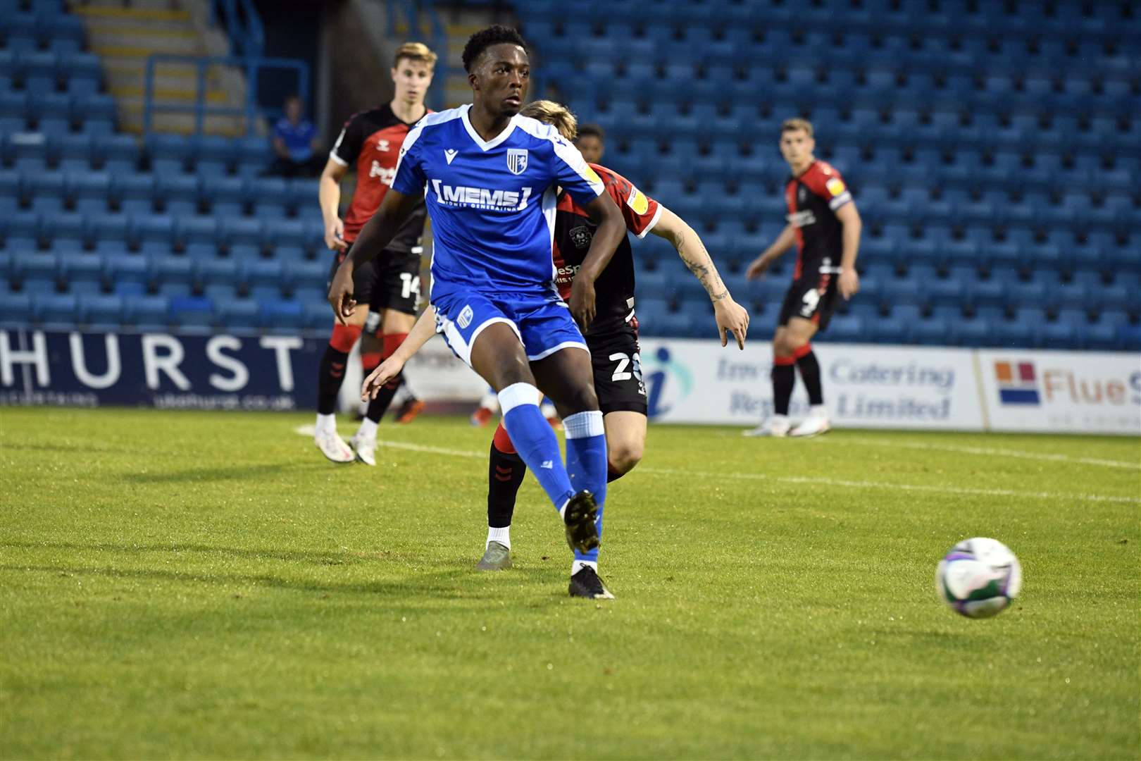Matty Willock in action for Gillingham Picture: Barry Goodwin