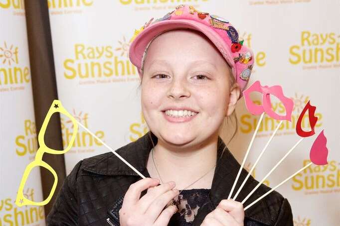 Caitlin Kydd, 15, has survived cancer twice and is now running a fundraising campaign to help the charity which granted her wish when she was ill