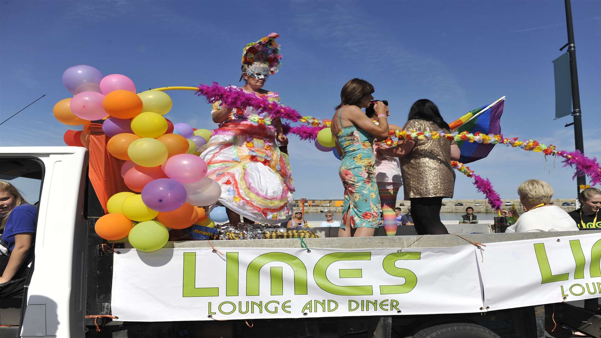 Limes float at the Kent Pride Parade. Picture: Tony Flashman