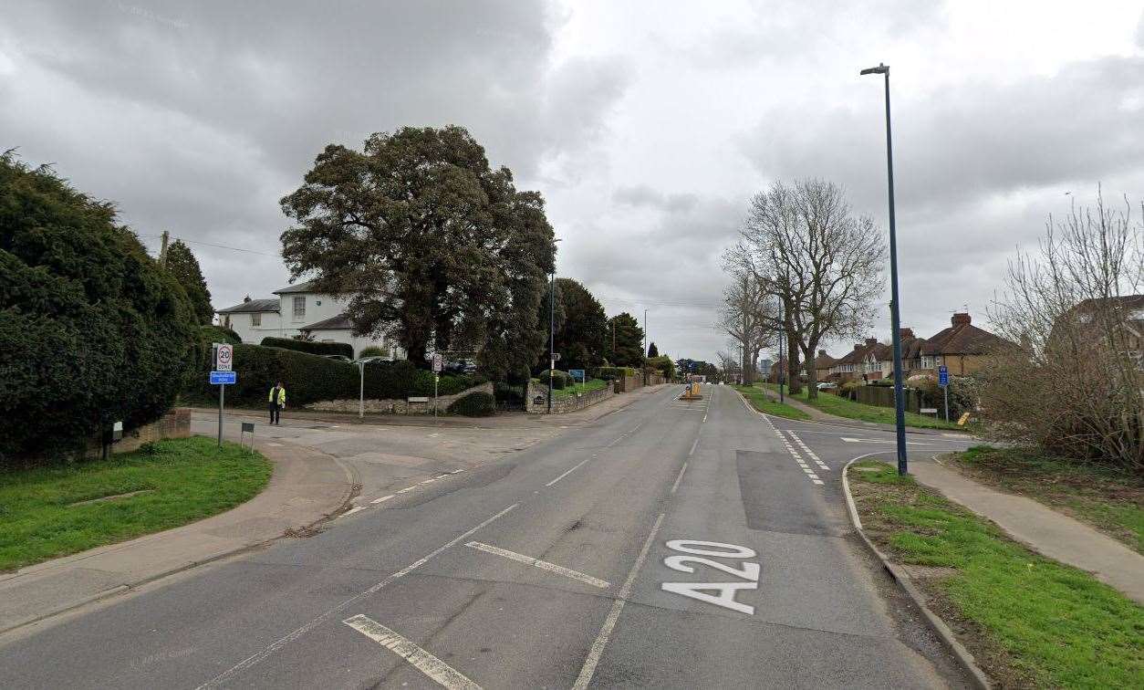 A van pulled out of Roseacre Lane and hit a 17-year-old boy. Picture: Google Maps