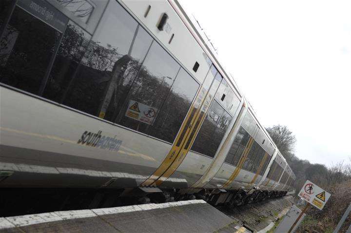 The man was assaulted on a train. Stock picture.