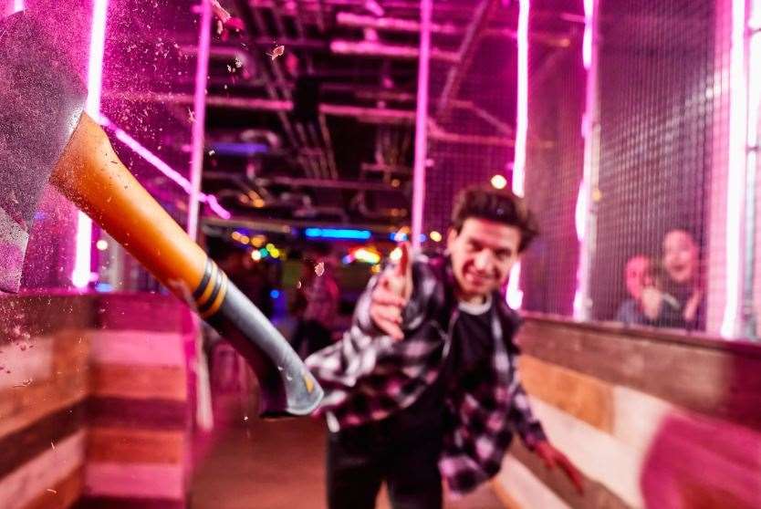 The Boom Battle Bar at The Riverside will offer axe-throwing among its attractions