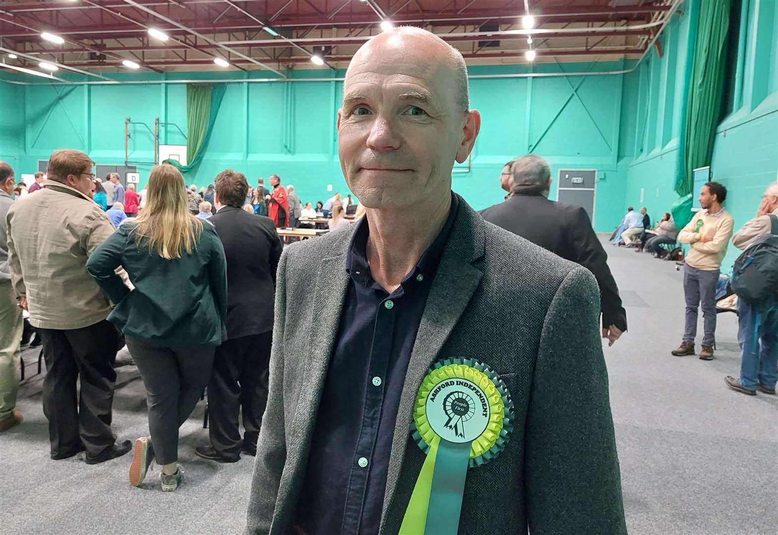 Councillor Noel Ovenden (Ash Ind) is the new leader of Ashford Borough Council