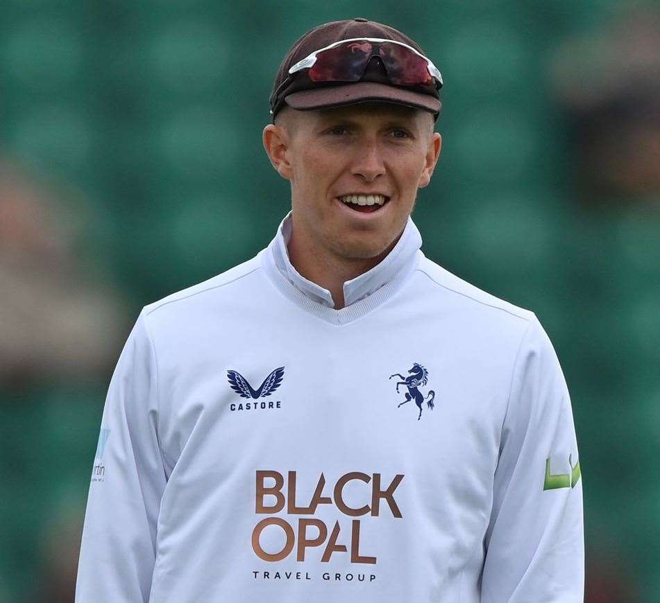 Kent's Zak Crawley has kept his spot in England's 13-man Test squad to take on New Zealand. Picture: Keith Gillard