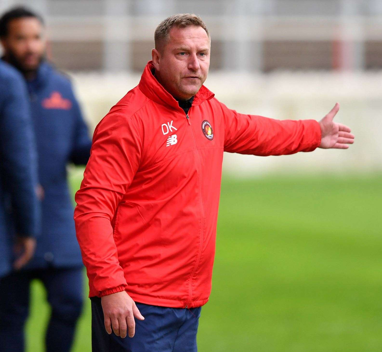 Ebbsfleet manager Dennis Kutrieb can’t wait to get out on the training ground. Picture: Keith Gillard