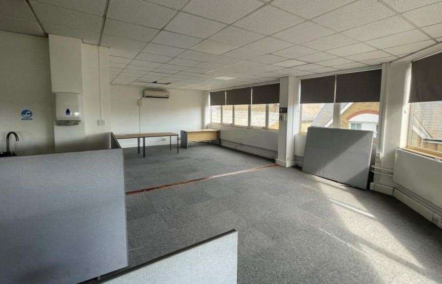 Vacant office space at Maybrook House. Picture: Clive Emson