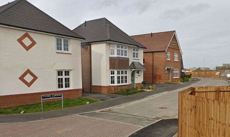 The property has been earmarked in Tylden Gardens, Sittingbourne. Picture: Google