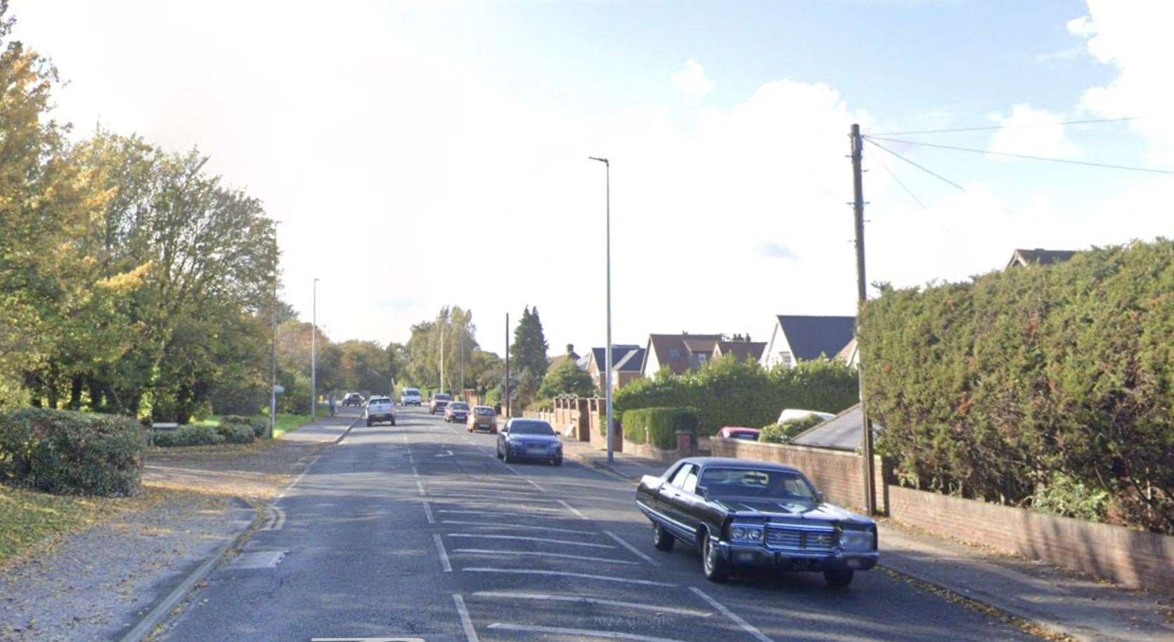 There is an ongoing police incident on A230 Horsted Way in Chatham. Picture: Google Maps