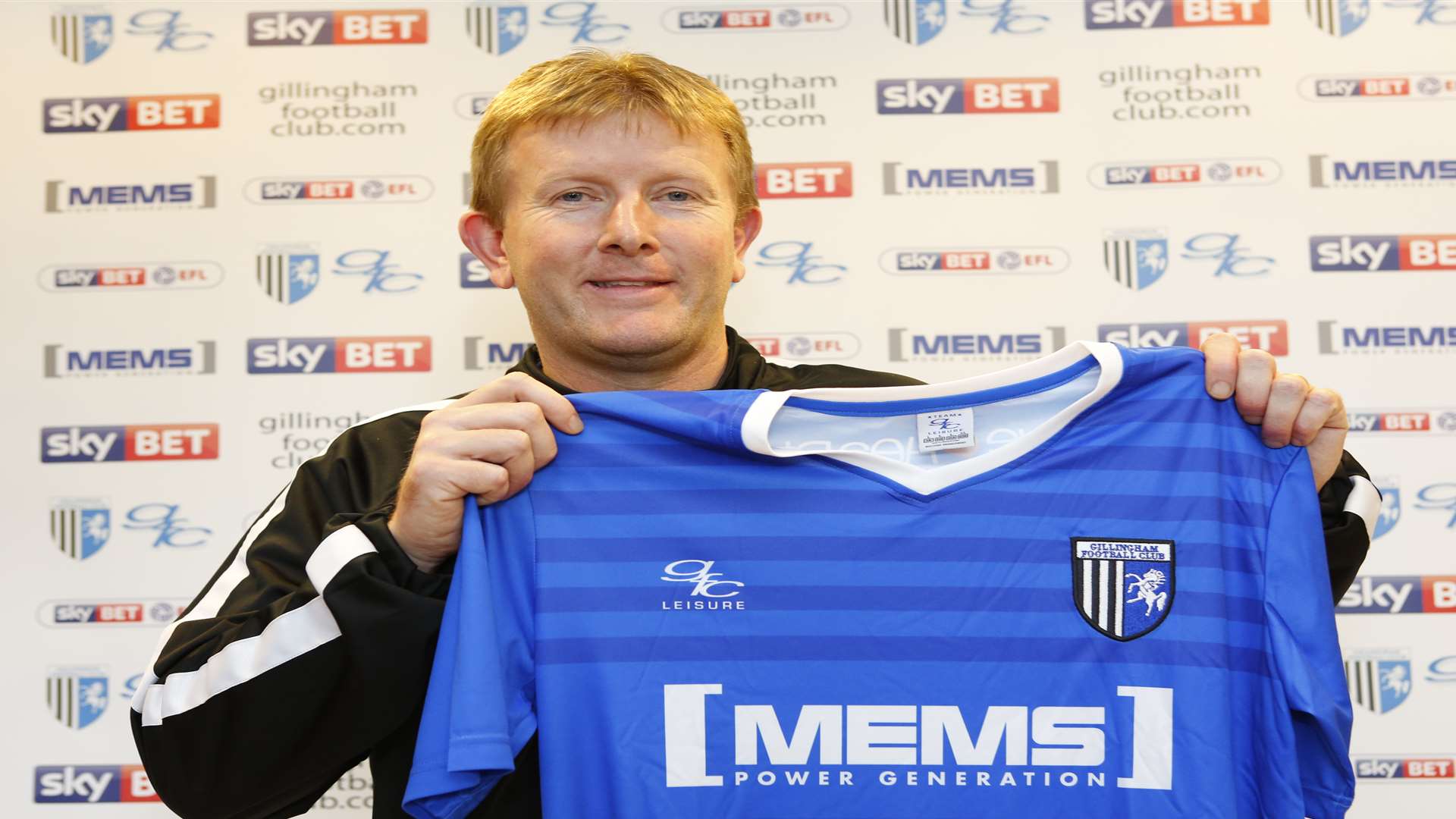 Ady Pennock at Gillingham's press conference on Friday Picture: Andy Jones