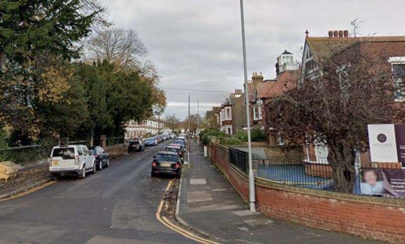 A boy was hit by a car on Gladstone Road, Broadstairs. Picture: Google