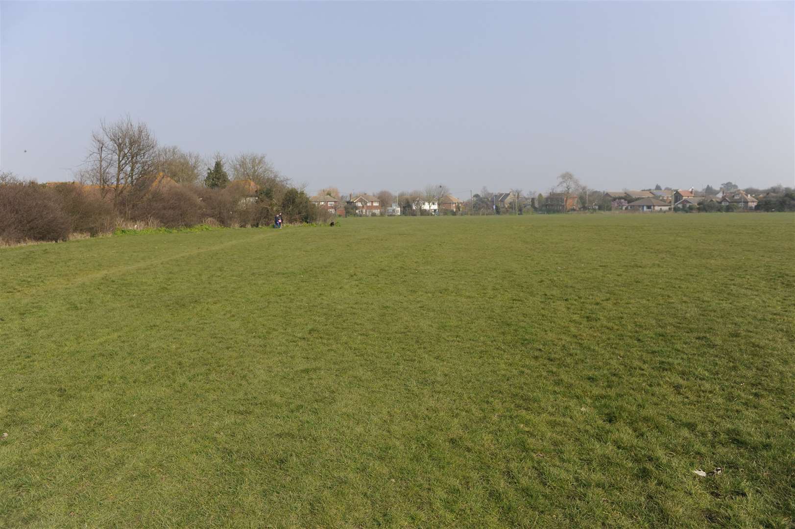 Church Street playing fields is popular with dog walkers