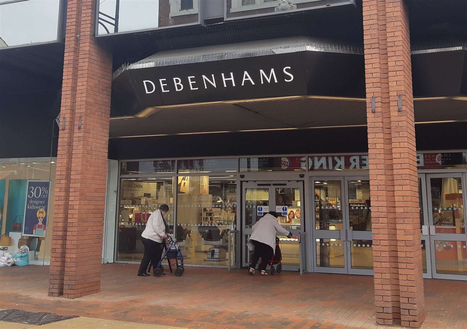 Debenhams in High Street, Chatham could face closure as the company goes into administration (9201001)