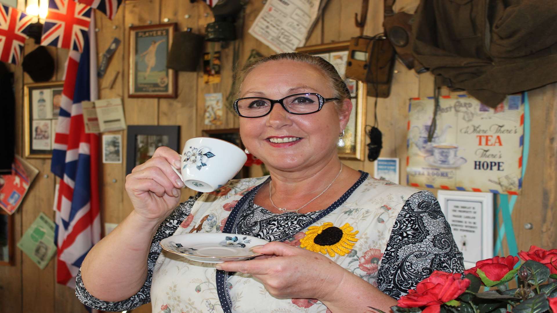 Have a cuppa: Maggie Laidlaw is going back in time