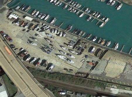 Granville Dock in Dover is set to be used for checks. Picture: Google