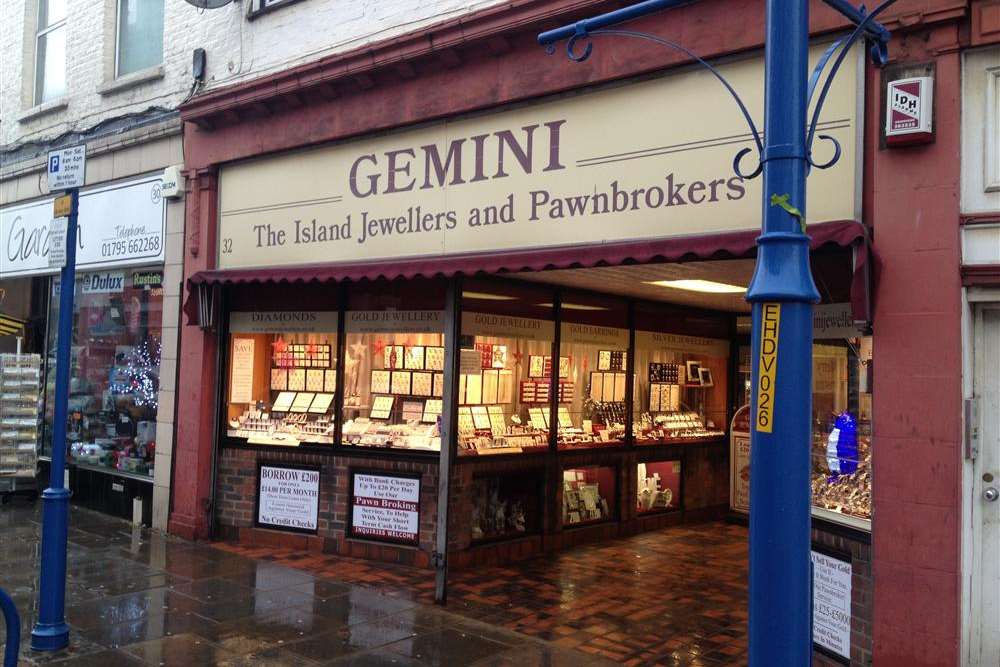Gemini jewellers, High Street, Sheerness