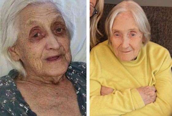 Left: Rita Bronger, 92, and Margaret Harcup, 91, died after being moved from the Sheppey home