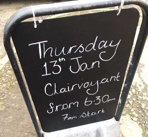 Depending on when you’re reading this you might be able to get along to the Five Bells to enjoy the pub’s clairvoyant evening. But, if you’ve missed it I’m predicting there’ll be another one next month.