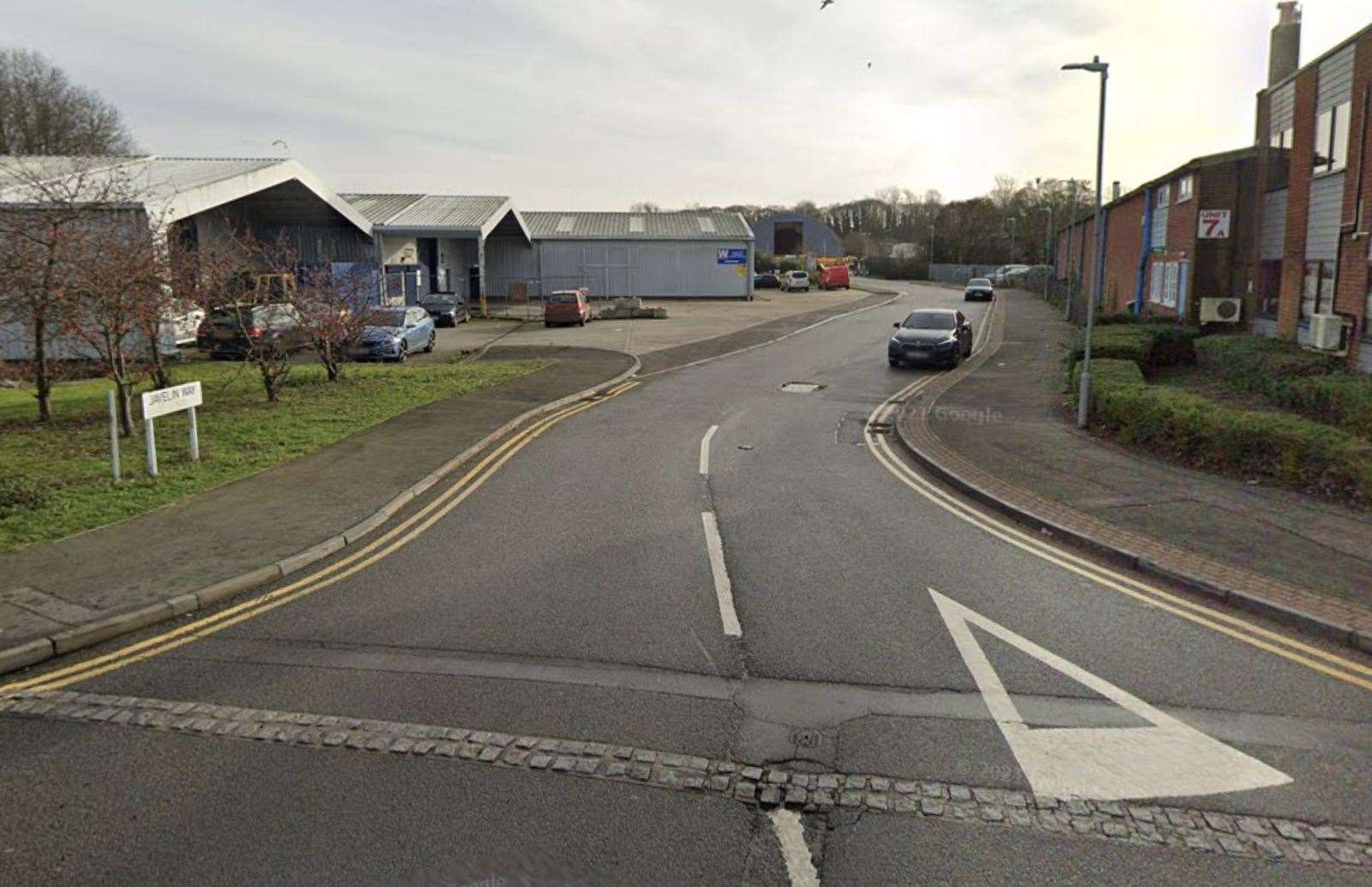 NCA officers made the arrest on the Henwood Industrial Estate, Javelin Way, Ashford. Picture: Google