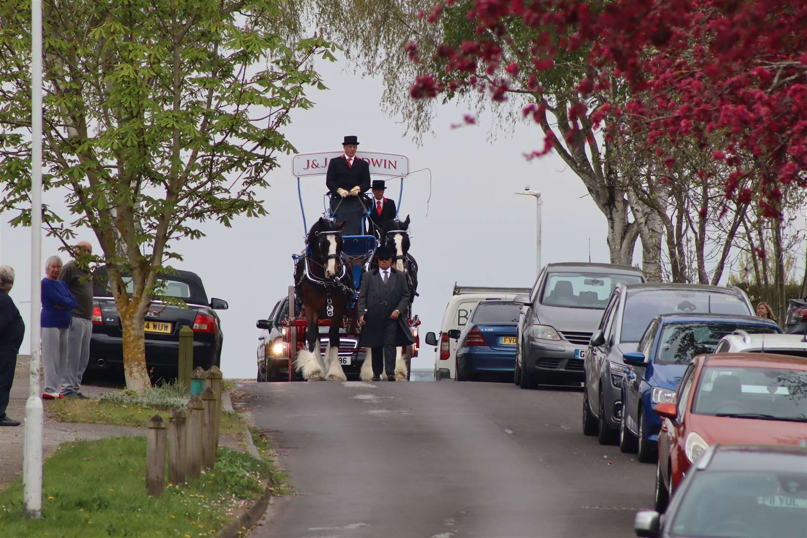 Final journey of Brian Hopgood, the 'perfect Father Christmas' who dressed as Santa every Christmas