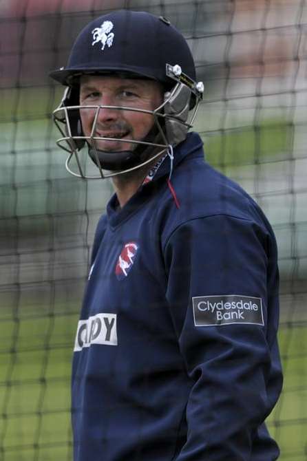 Darren Stevens returns to pre-season training with Kent. Picture: Barry Goodwin