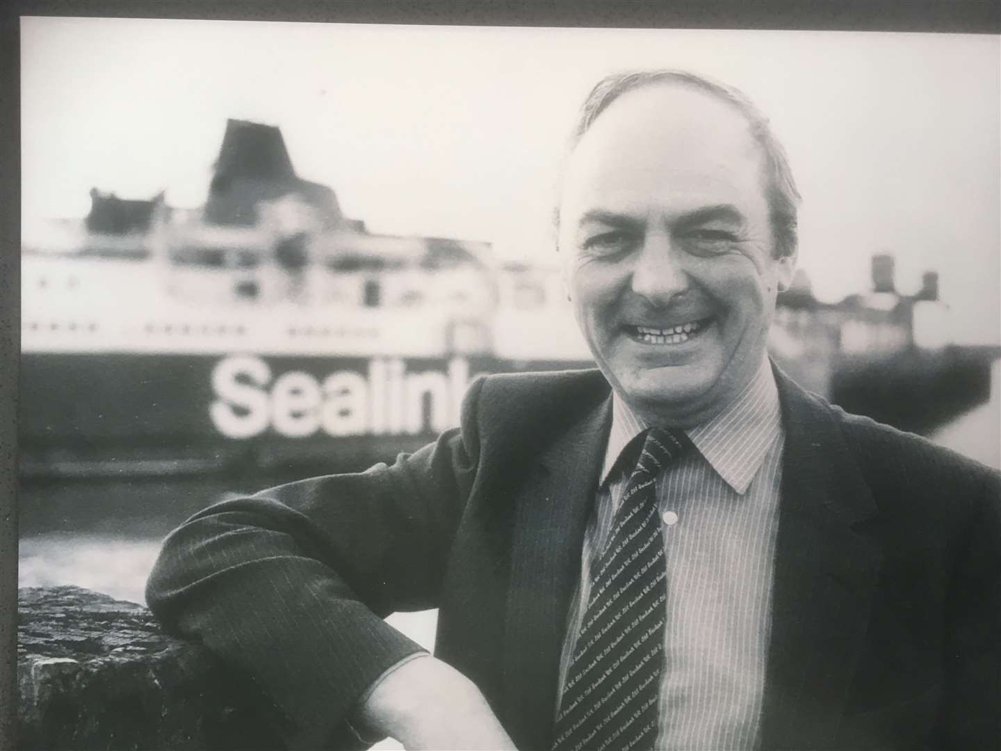 Gerry Stevens was manager of the Port of Boulogne and Honarary British Consul for the town. Picture Nick Stevens