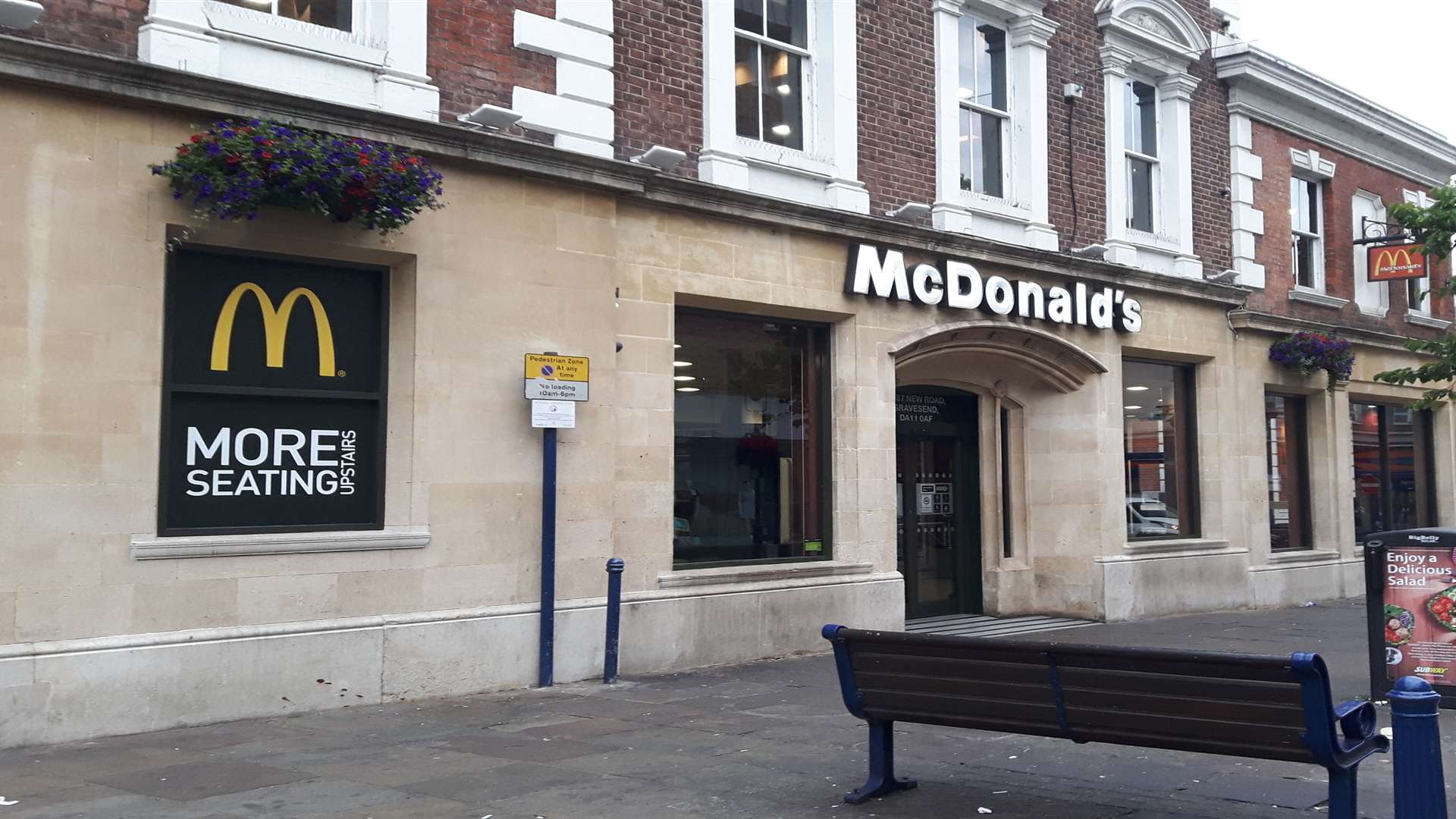 Oliver Horwood was employed at McDonald's in Gravesend
