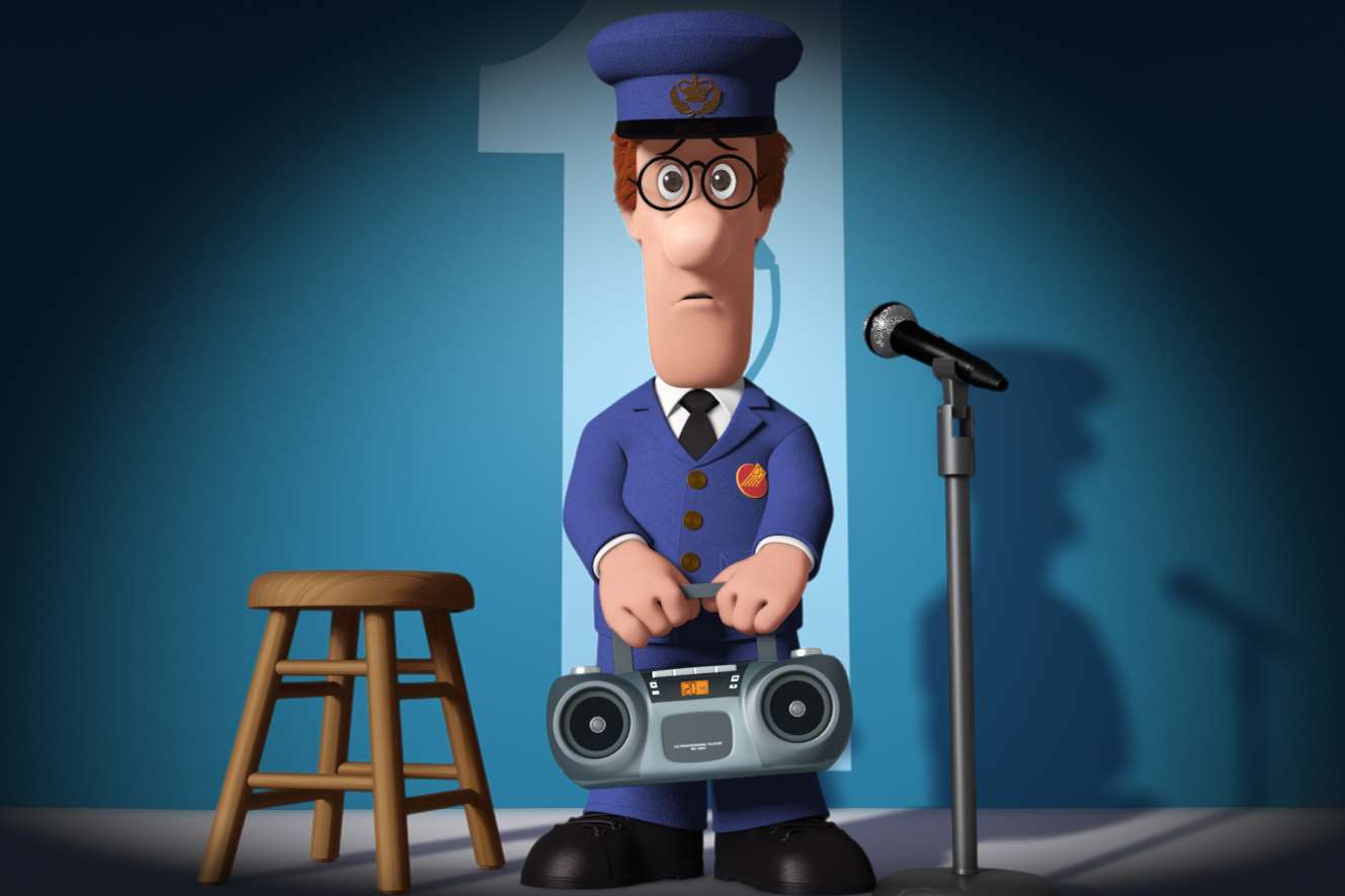 Postman Pat: The Movie, with Postman Pat (voiced by Stephen Mangan). Picture: PA Photo/Lionsgate