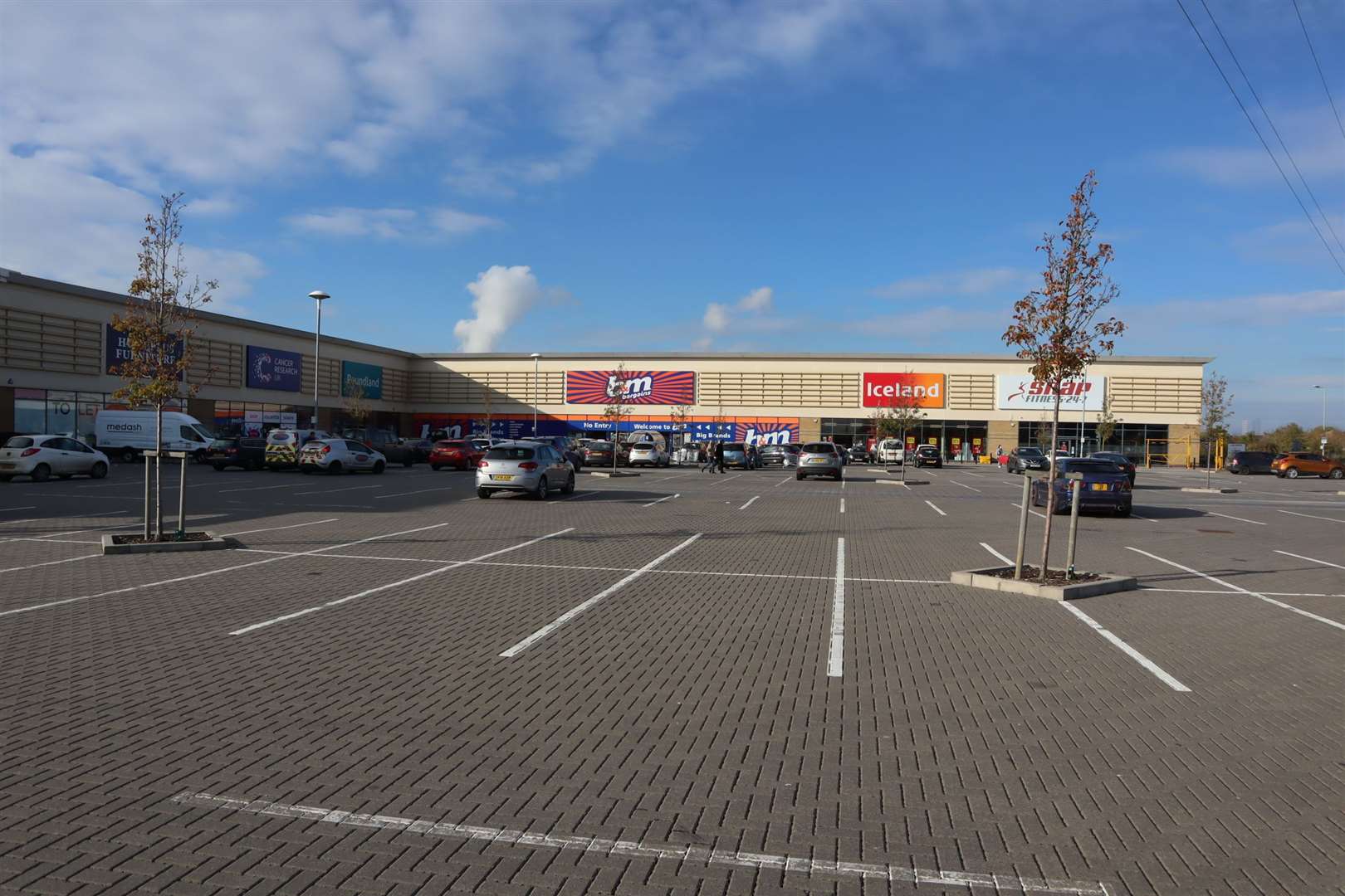 Neats Court Retail Park in Queenborough, Sheppey