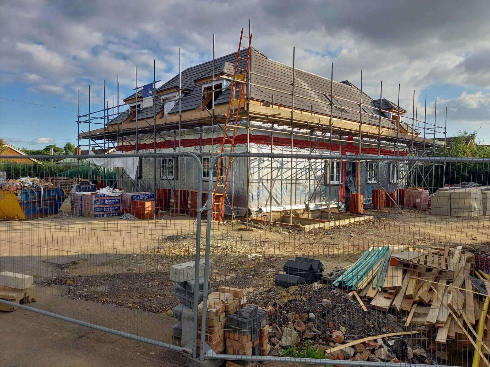 The £1.3 million development of the Plough Inn in Broomfield, Herne Bay, also includes the construction of a new house and block of four flats on the land
