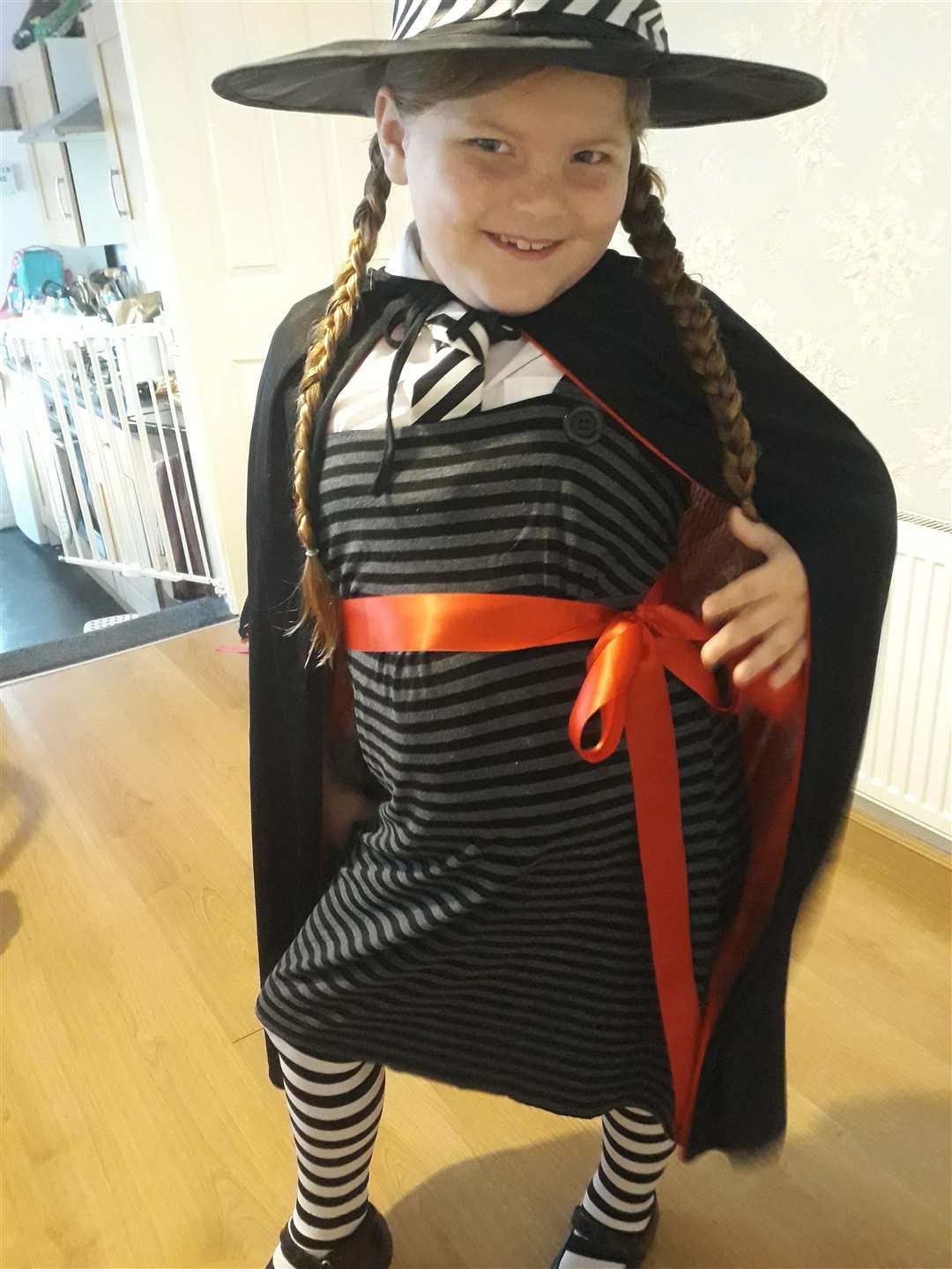 Phoebe Jolly from Delce Academy in Rochester as Mildred Hubble from The Worst Witch