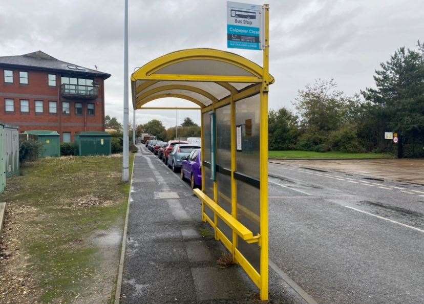 Passengers will no longer be able to collect a bus from the busy road