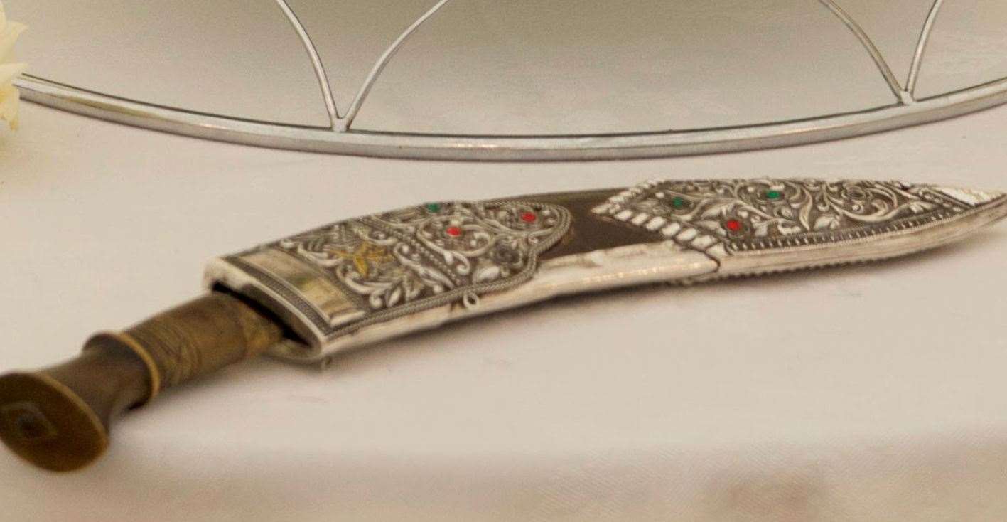 One of the ceremonial knives taken Picture: Kent Police