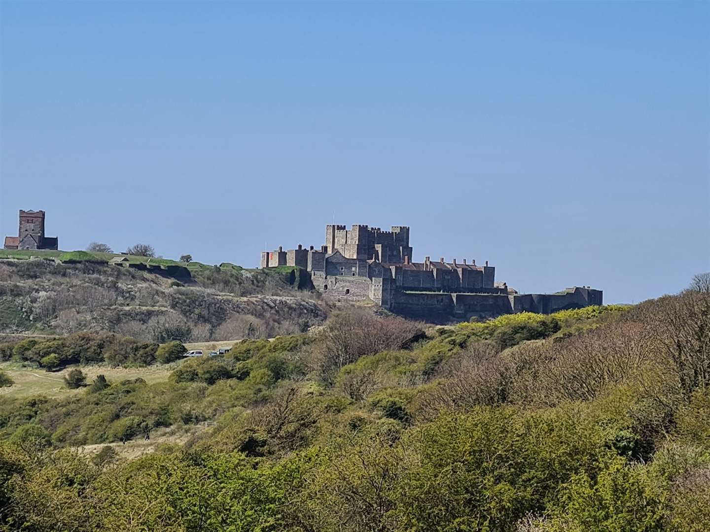 A beacon will be lit at Dover Castle. Picture: Claire Baker