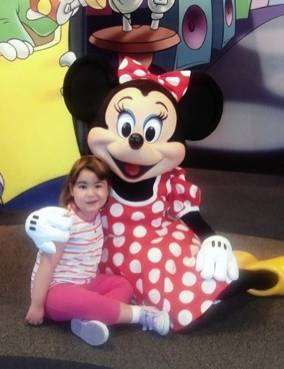 Milly Johnson at Disney World in Florida