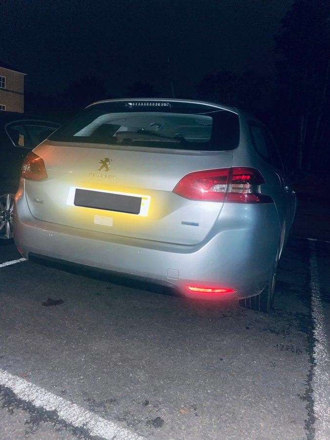 An "erratic" driver was pulled over on the M2 at the weekend. Picture: Kent Police