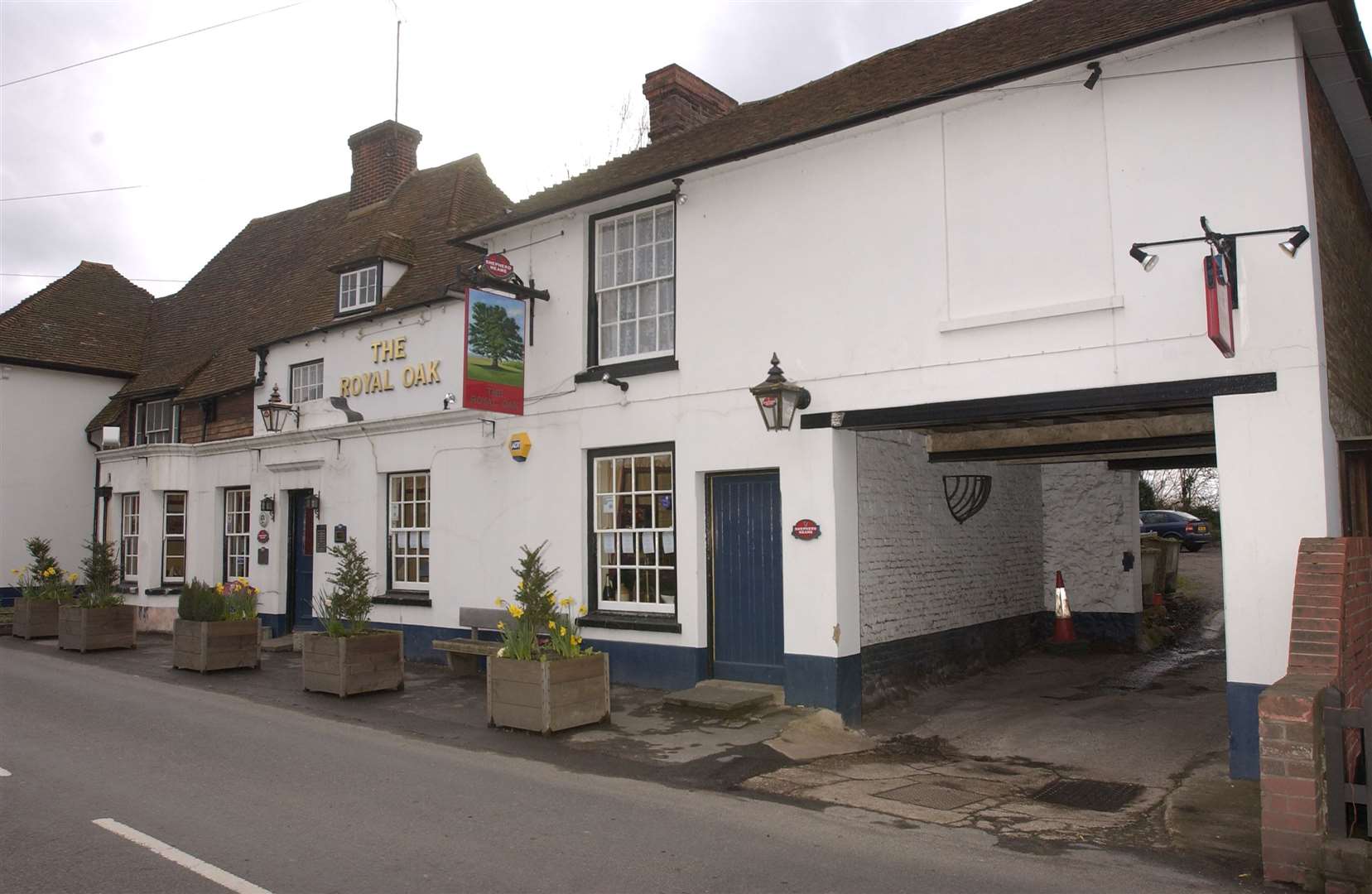 Pictured in 2005, there are many stories connected to the pub, which was a smuggling haunt thanks to its proximity to Romney Marsh. It was a regular meeting place for the Ransley brothers, who were hanged for smuggling on Penenden Heath, Maidstone