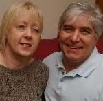 LIVING IN HOPE: Jayne Mapp and her husband Phil. Picture: BARRY CRAYFORD