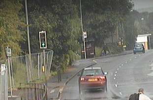 The junction of London Road and Hermitage Lane this morning. Picture: Kent Highways