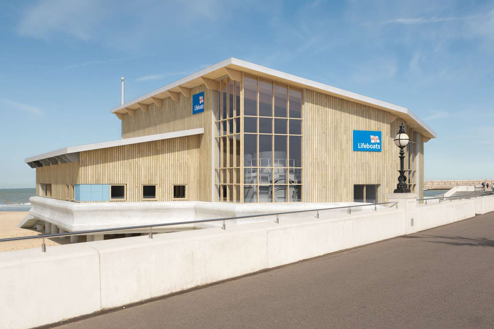 Studio Four Architects impression of the proposed Margate RNLI lifeboat station