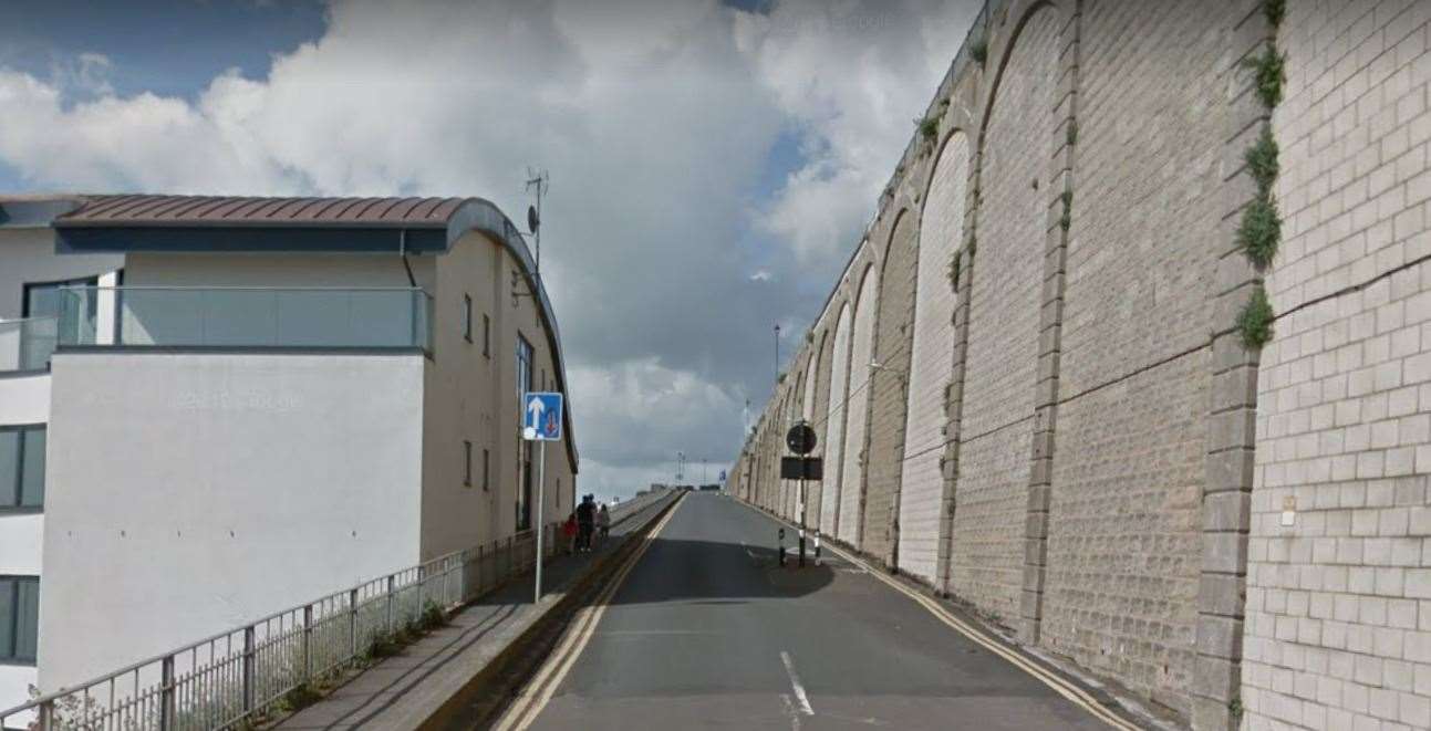 Police were called to Marina Road this morning. Picture: Google Street View