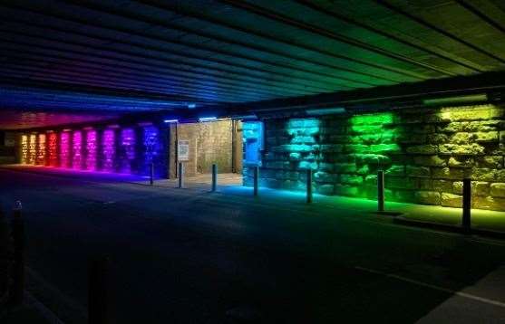 Colour-wash lighting will be installed in the underpass at a later date. Picture: Studiotech