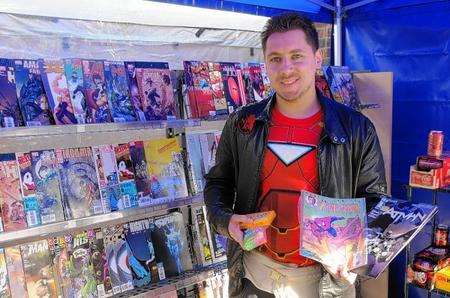 Super business man James Copley has brought American comic books back to the streets of Dartford.