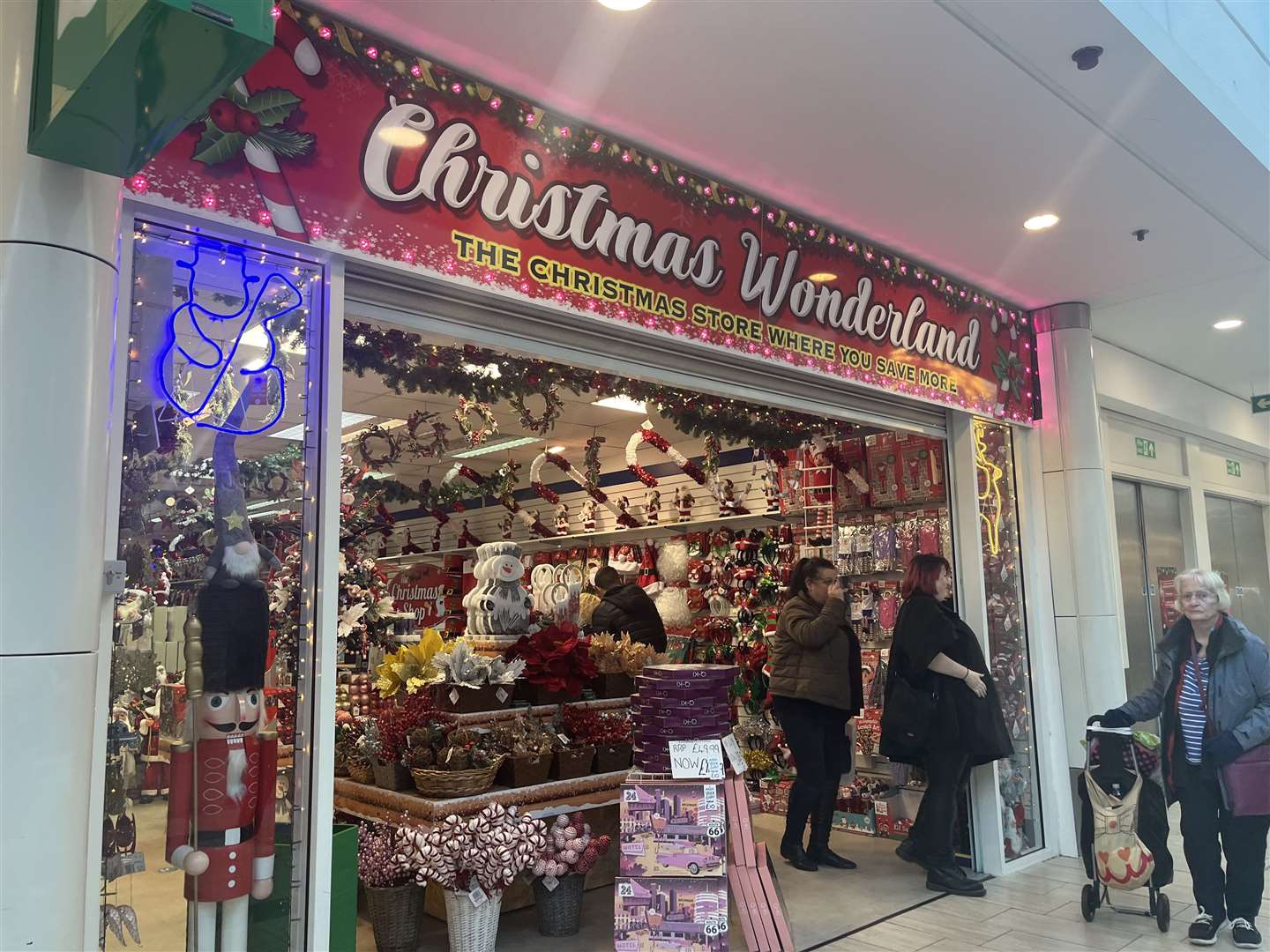Christmas Wonderland has opened in the former Card Factory unit