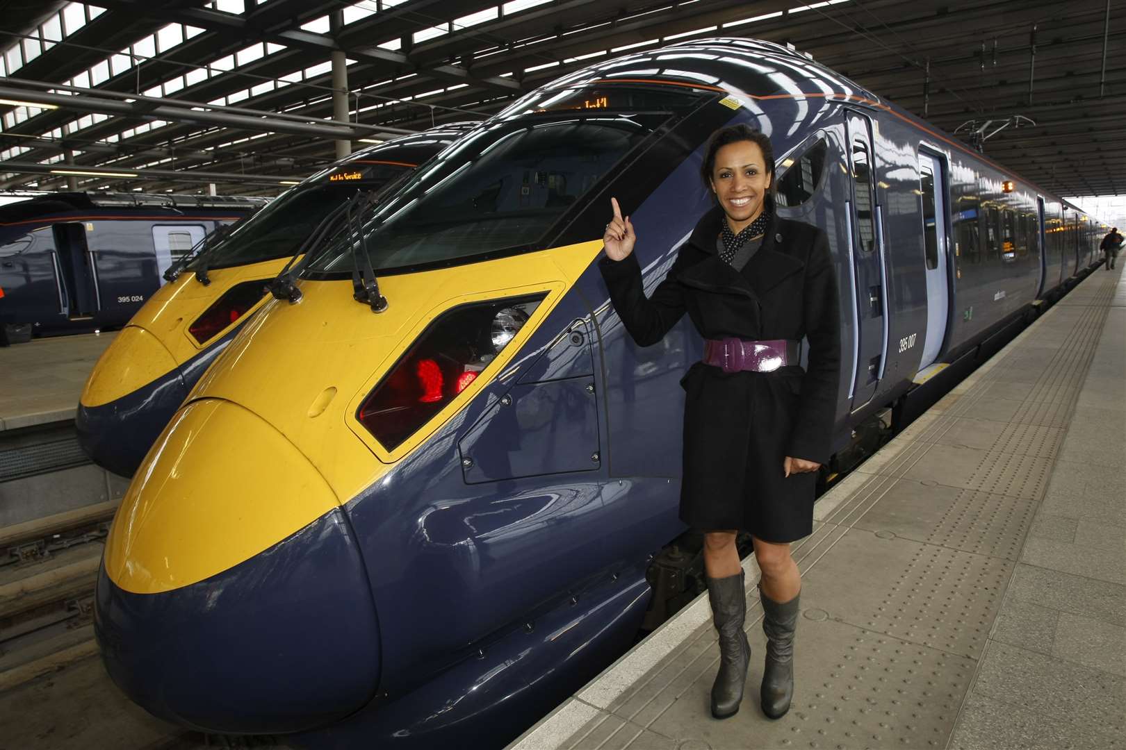 The launch of the high speed rail service through Kent included naming its No.1 train Dame Kelly Holmes