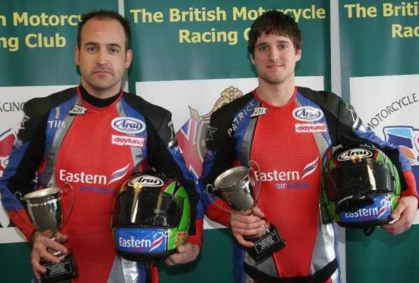 Tim Reeves and Patrick Farrance who made a successful start in defence their British sidecar championship title at Donington Park